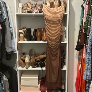 VIRAL ZARA OMBRE DRESS TULLE SIZE S